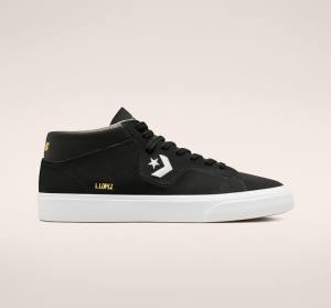 Converse CONS Louie Lopez Pro Mid Skate Sko Sort Hvide | CV-730CNU
