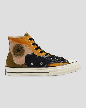 Converse Chuck 70 Archive Camo Overlay Sneakers High Olivengrøn Orange | CV-932FME