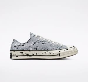 Converse Chuck 70 Archive Paint Splatter Sneakers Low Grå Sort Hvide | CV-479ZAX