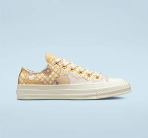 Converse Chuck 70 Crafted Florals Sneakers Low Mango Sort | CV-193HRU