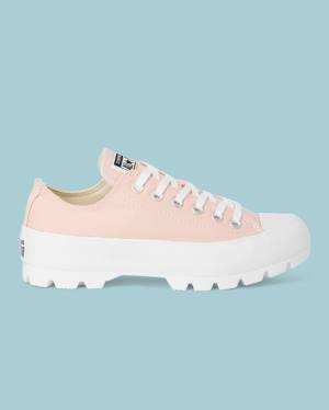 Converse Chuck Taylor All Star Lugged Seasonal Colour Sneakers Low Lyserød | CV-862CYE