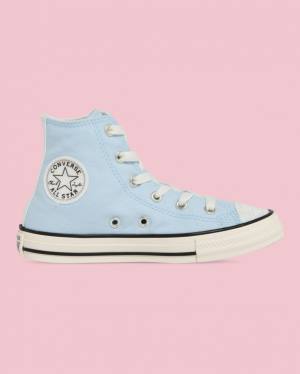 Converse Chuck Taylor All Star UV Glitter Sneakers High Blå | CV-321QSV