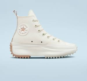 Converse Run Star Hike Platform Crafted Canvas Sneakers High Brune | CV-905UDR
