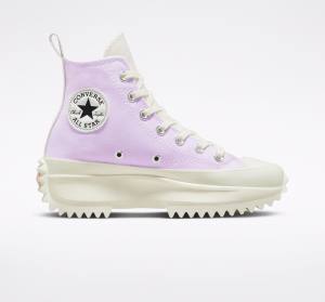 Converse Run Star Hike Platform Tri-Panel Color Block Sneakers High Lyserød | CV-812ICN