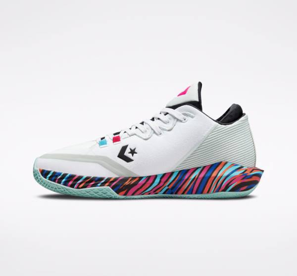 Converse All Star BB Jet Basketball Sko Hvide Lysesølv Lyse | CV-150MXK