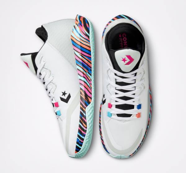 Converse All Star BB Jet Basketball Sko Hvide Lysesølv Lyse | CV-150MXK