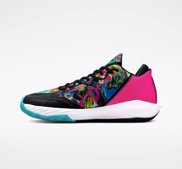 Converse All Star BB Jet Marbled Basketball Sko Lyserød Sort Hvide | CV-624UXG