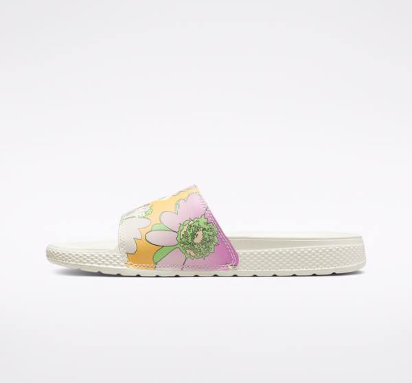 Converse All Star Badesandaler Crafted Florals Sandaler Mango Lyserød | CV-296SEM