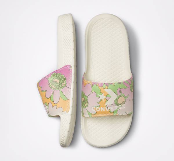 Converse All Star Badesandaler Crafted Florals Sandaler Mango Lyserød | CV-296SEM