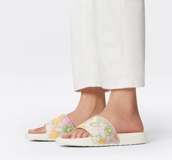 Converse All Star Badesandaler Crafted Florals Sandaler Mango Lyserød | CV-296SEM