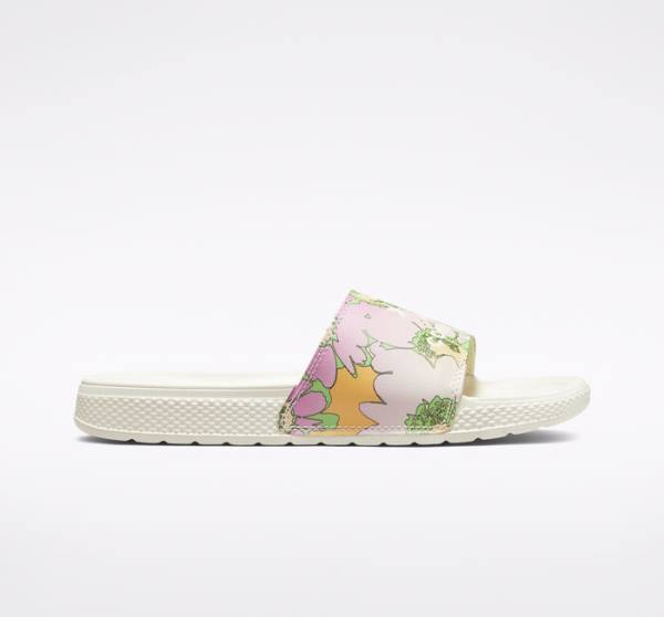 Converse All Star Badesandaler Crafted Florals Sandaler Mango Lyserød | CV-296SEM