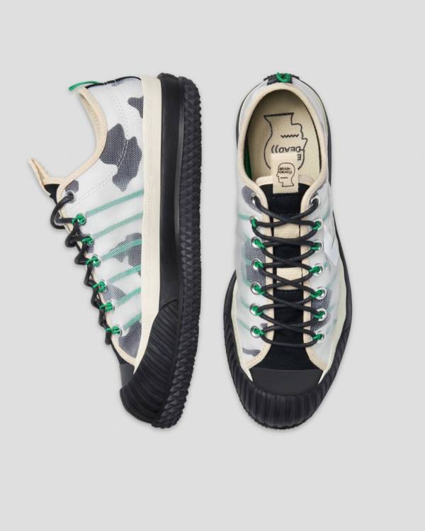 Converse Brain Dead Bosey MC Sneakers Low Hvide Grå | CV-156XAO