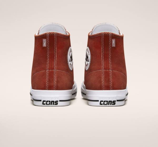 Converse CONS Chuck Taylor All Star Pro Ruskind Skate Sko Sort Hvide | CV-549MHB