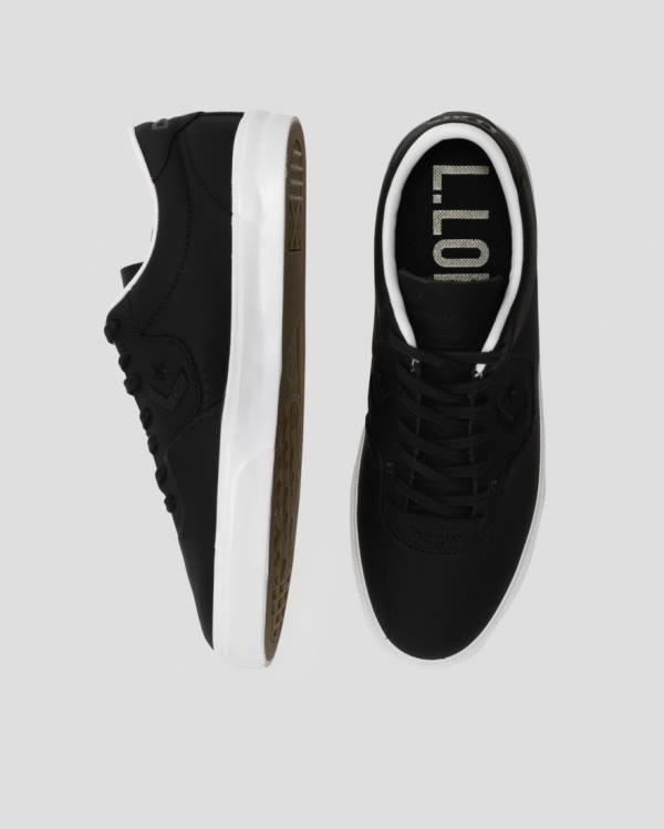 Converse CONS Louie Lopez Pro Læder Sneakers Low Sort | CV-189UTA