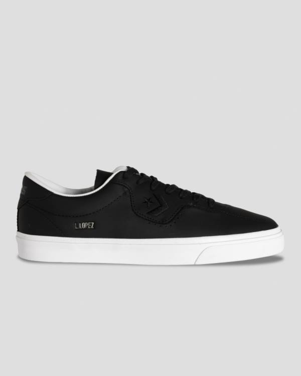 Converse CONS Louie Lopez Pro Læder Sneakers Low Sort | CV-189UTA