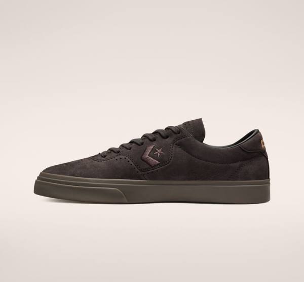 Converse CONS Louie Lopez Pro Nubuck Læder Skate Sko Kaffe Sort Brune | CV-701MWX