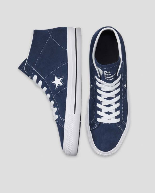 Converse CONS One Star Pro Ben Raemers Foundation Sneakers High Blå | CV-402YAQ