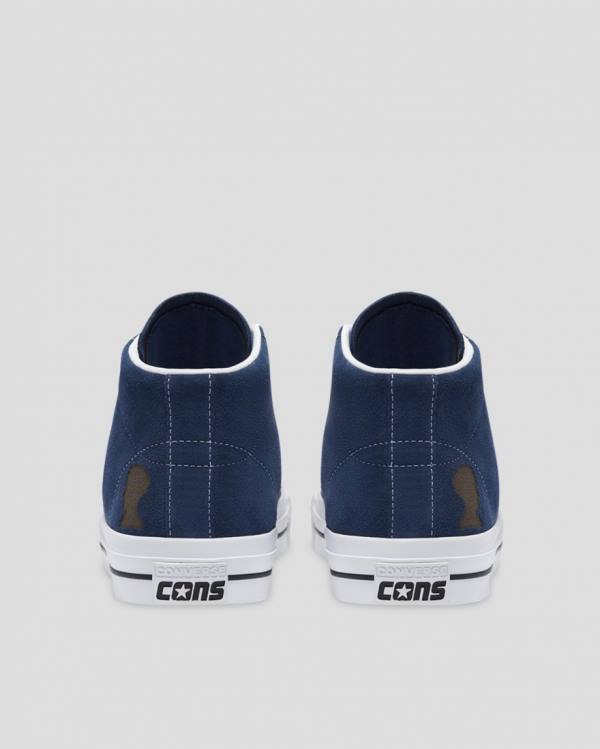 Converse CONS One Star Pro Ben Raemers Foundation Sneakers High Blå | CV-651HNQ