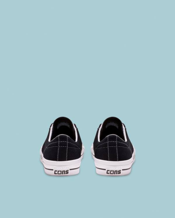 Converse CONS One Star Pro Ruskind Sneakers Low Sort | CV-245HPF