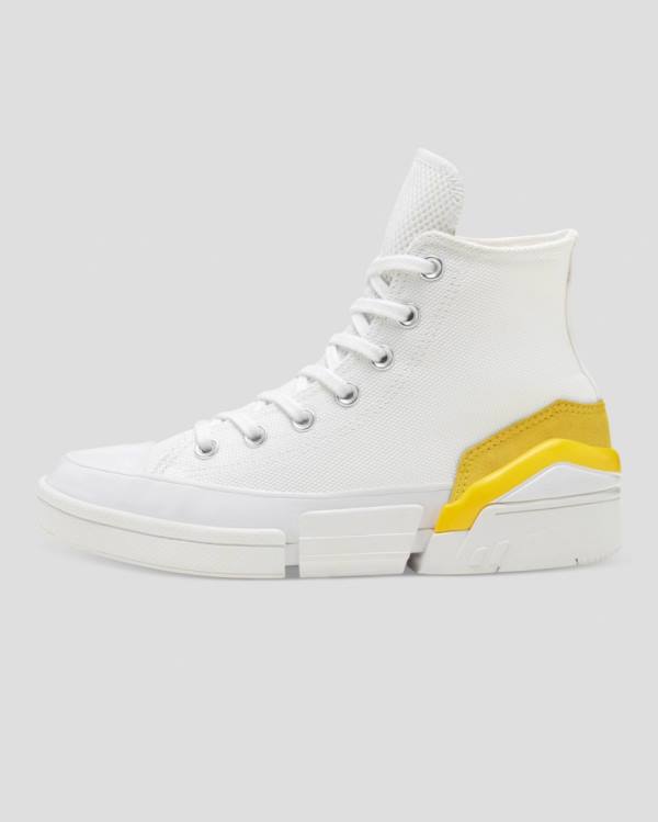 Converse CPX 70 Plaid Patch Sneakers High Hvide | CV-530EMO