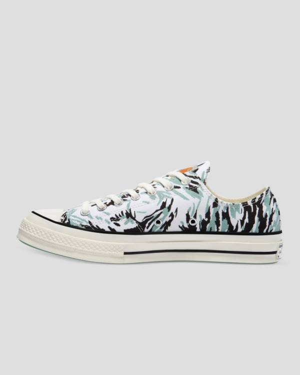 Converse Carhartt Chuck 70 Sneakers Low Hvide Grøn | CV-416UXZ