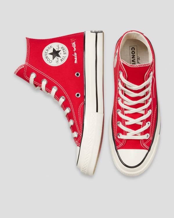 Converse Chuck 70 Love Thread Sneakers High Rød | CV-934NOJ
