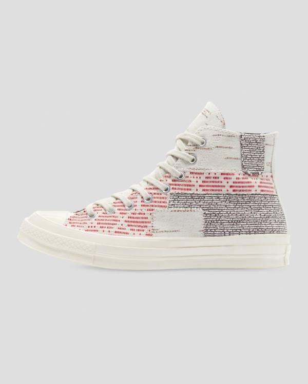 Converse Chuck 70 Patchwork Sneakers High Lyserød Grå | CV-974XIG