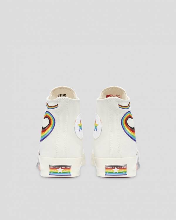 Converse Chuck 70 Pride Sneakers High Beige | CV-136SYF