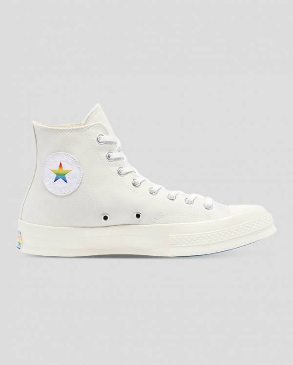 Converse Chuck 70 Pride Sneakers High Beige | CV-403ELT