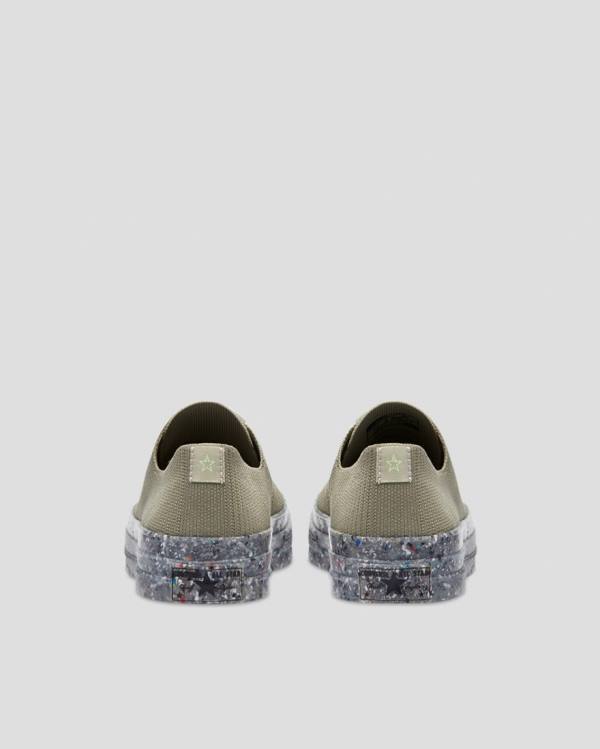 Converse Chuck 70 Renew Knit Sneakers Low Grøn | CV-348HMO