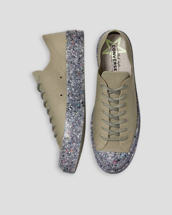 Converse Chuck 70 Renew Knit Sneakers Low Grøn | CV-348HMO
