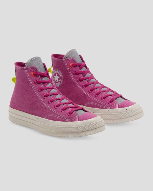 Converse Chuck 70 Renew Regrind Foxing Sneakers High Lyserød | CV-384XGO