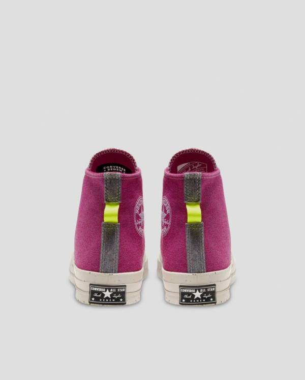 Converse Chuck 70 Renew Regrind Foxing Sneakers High Lyserød | CV-384XGO