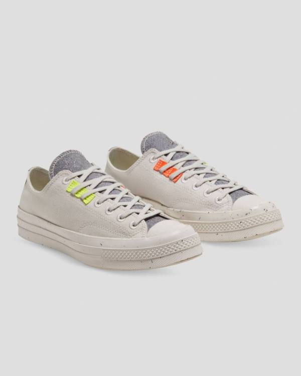 Converse Chuck 70 Renew Regrind Foxing Sneakers Low Beige | CV-618VFC