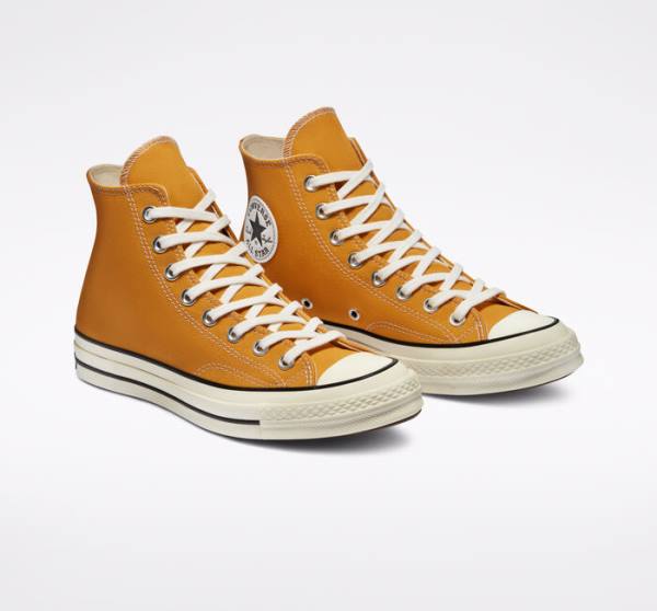Converse Chuck 70 Sunflower Yellow Sneakers High Sort | CV-682WCO