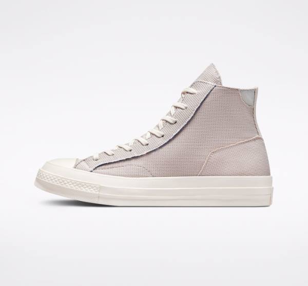 Converse Chuck 70 Tearaway Sneakers High Lysesølv Lyserød | CV-726UZL