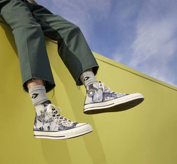Converse Chuck 70 Tropical Leaf Sneakers High Sort | CV-783NFS