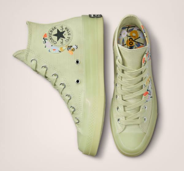 Converse Chuck 70 We Are Stronger Together Sneakers High Olivengrøn Sort | CV-630KMN