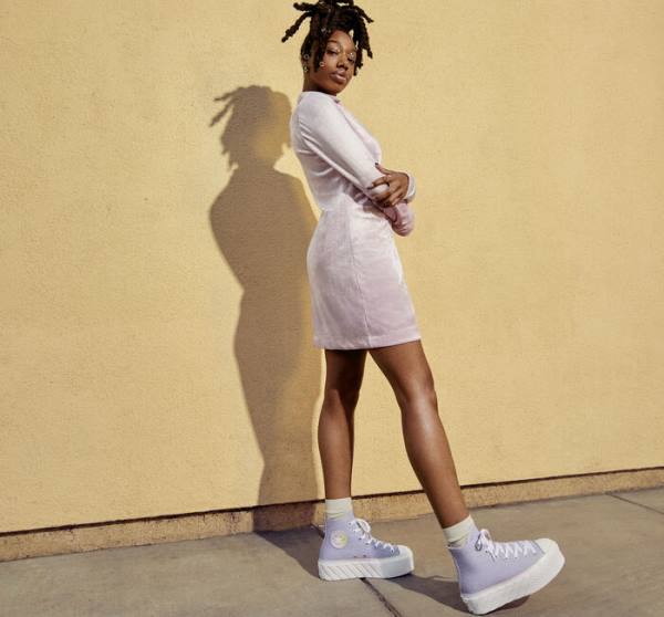 Converse Chuck Taylor All Star 2X Lift Platform Pastel Gradient Sneakers High Blå Hvide | CV-231FOJ