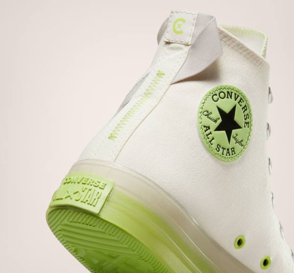 Converse Chuck Taylor All Star CX Crafted Stripes Sneakers High Lysegrøn | CV-083FJQ