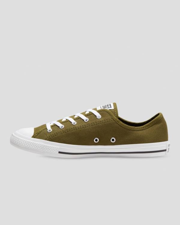 Converse Chuck Taylor All Star Dainty Mix And Match Sneakers Low Olivengrøn Blå | CV-907DLG