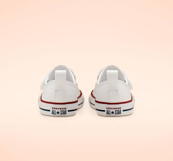 Converse Chuck Taylor All Star Easy-On Læder Sneakers Low Hvide | CV-068NEG