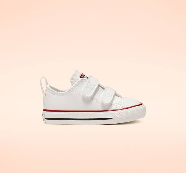 Converse Chuck Taylor All Star Easy-On Læder Sneakers Low Hvide | CV-068NEG