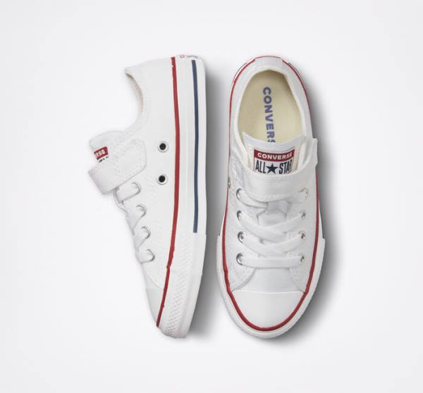 Converse Chuck Taylor All Star Easy-On Sneakers Low Hvide Hvide Beige | CV-814ISA