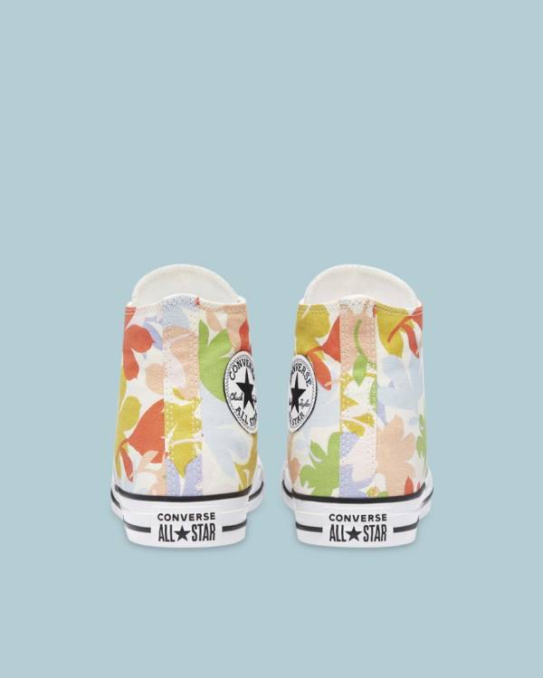Converse Chuck Taylor All Star Garden Party All Over Sneakers High Beige | CV-561FMT
