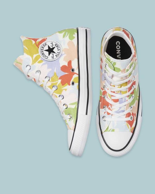 Converse Chuck Taylor All Star Garden Party All Over Sneakers High Beige | CV-561FMT