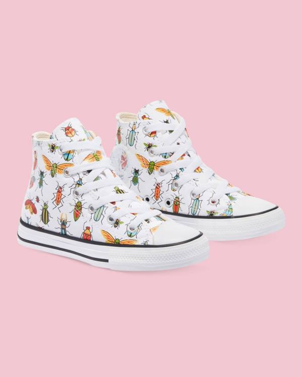 Converse Chuck Taylor All Star Glow Bug Sneakers High Hvide | CV-275BJE