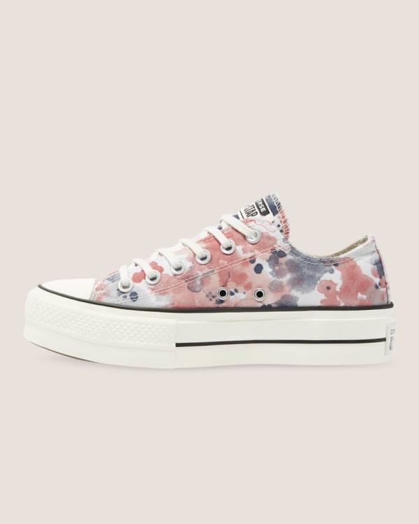 Converse Chuck Taylor All Star Lift Festival Sneakers Low Grå Lyserød | CV-351PDG