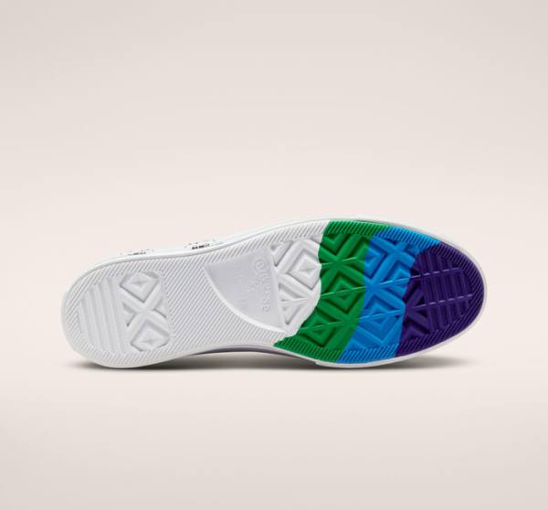 Converse Chuck Taylor All Star Lift Platform Pride Sneakers Low Rød | CV-213IWE