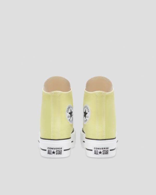 Converse Chuck Taylor All Star Lift Seasonal Colour Sneakers High Gul | CV-179AYO